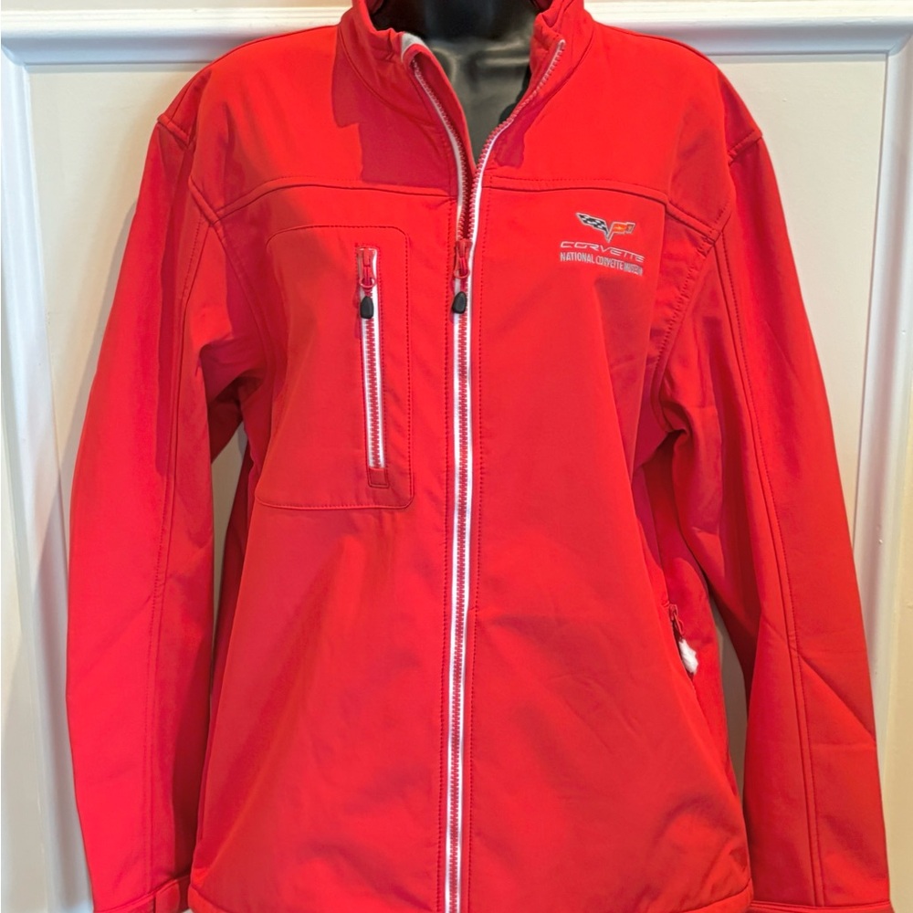 Corvette Museum Women's  Red Jacket Size M